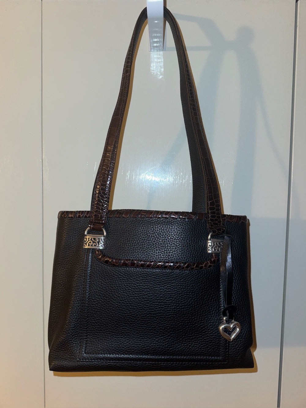Brighton Black & Brown Tote Bag